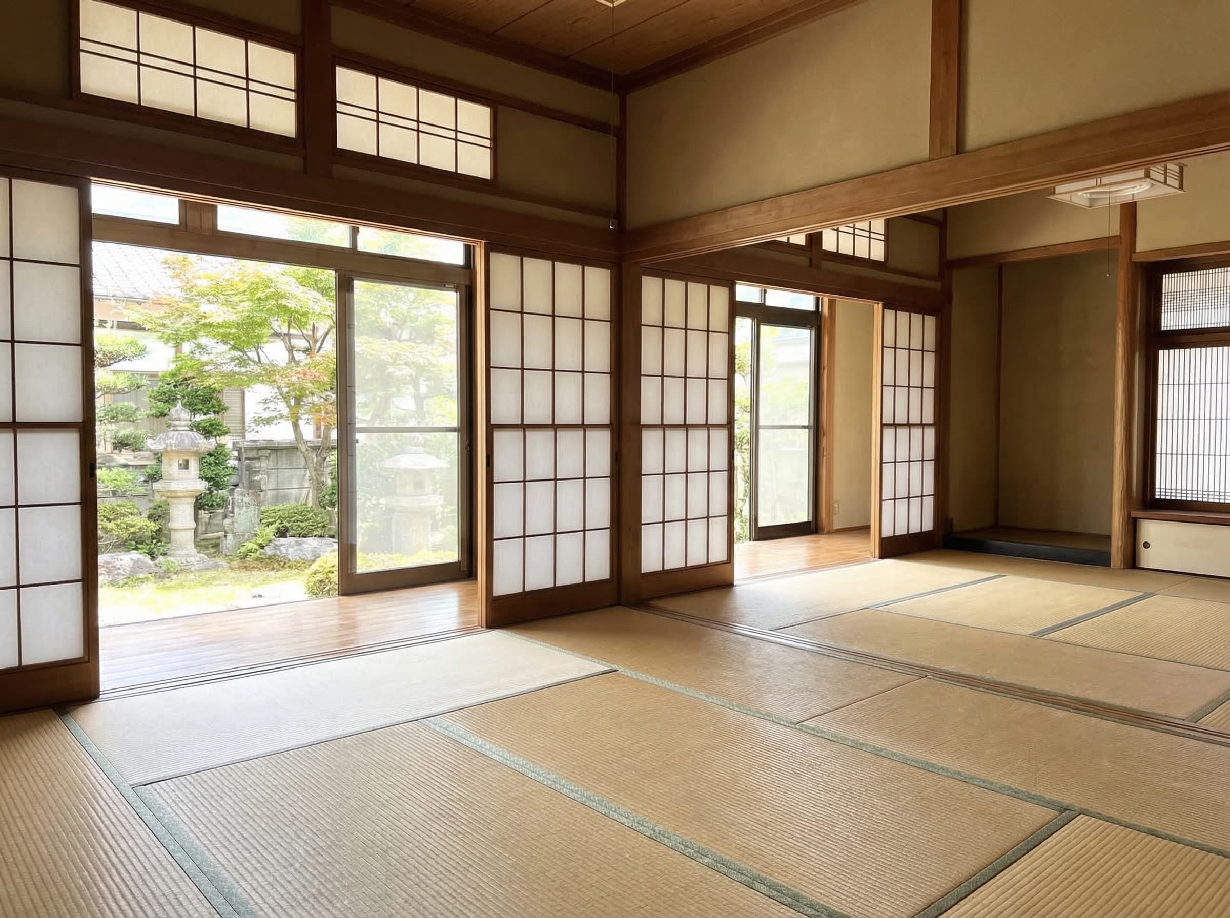 整理された一軒家の写真